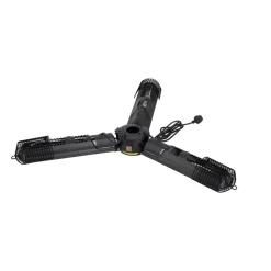 Glow straalkachel voor parasols, zwart, ijzer, Ø 102cm