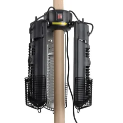 Glow straalkachel voor parasols, zwart, ijzer, Ø 102cm