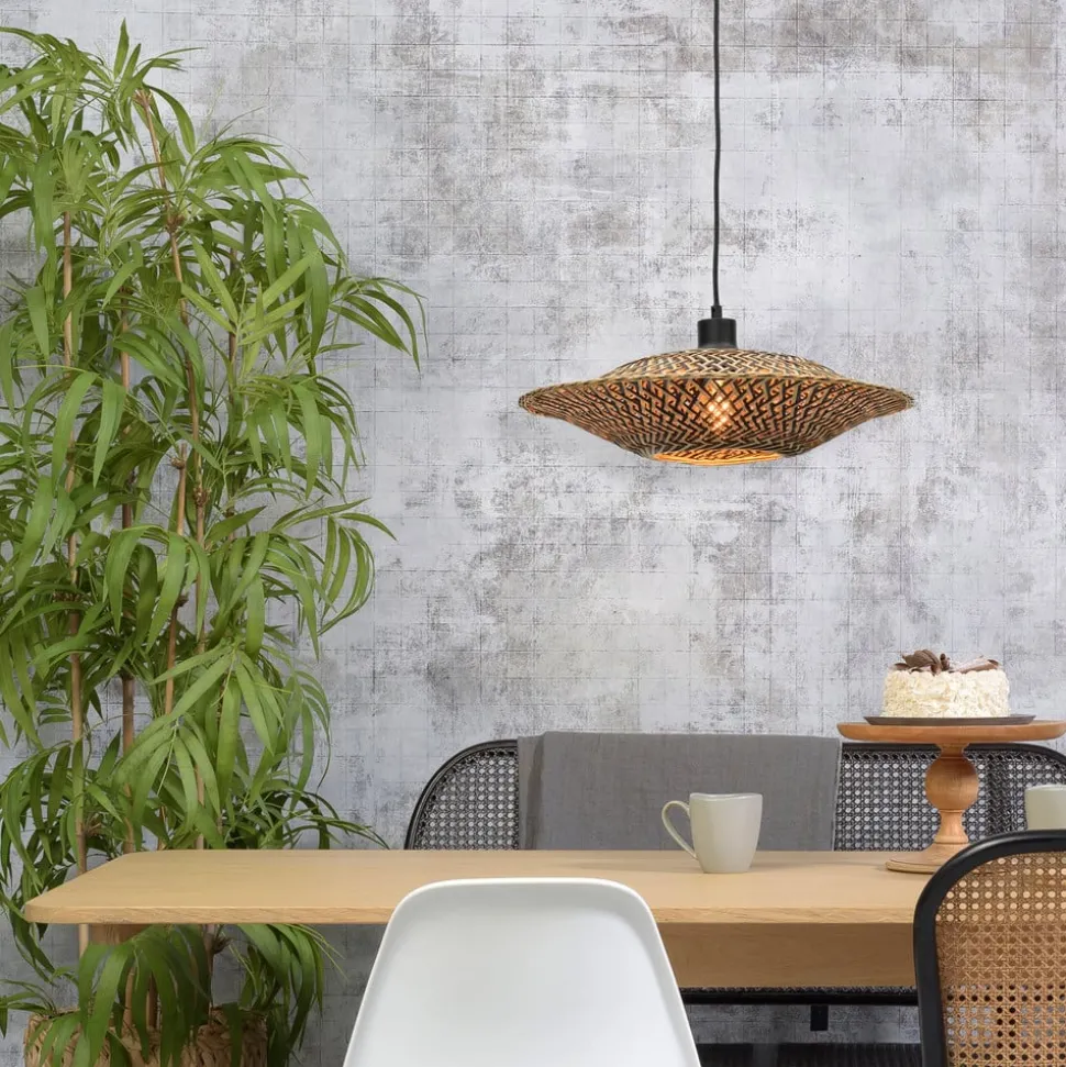 GOED & MOJO Bali hanglamp van bamboe, Ø 44 cm