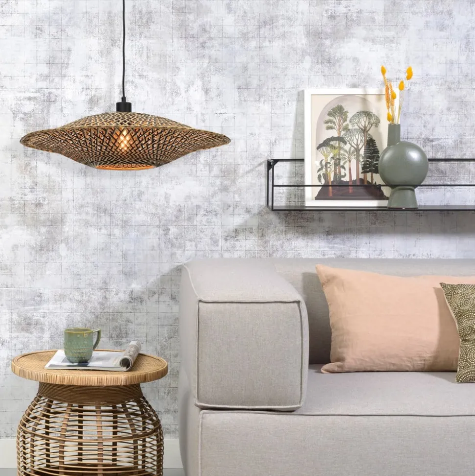 GOED & MOJO Bali hanglamp van bamboe, Ø 60 cm