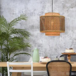 GOED & MOJO Bhutan bamboe hanglamp Ø 40 cm