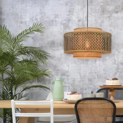 GOED & MOJO Bhutan hanglamp van bamboe Ø 50 cm