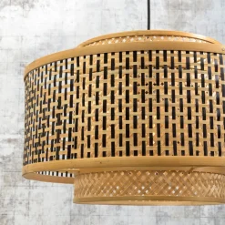GOED & MOJO Bhutan hanglamp van bamboe Ø 50 cm