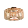 GOED & MOJO Bromo plafondlamp gemaakt van bamboe, Ø 40cm