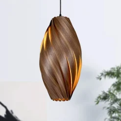 Gofurnit Ardere hanglamp, noten, hoogte 50 cm