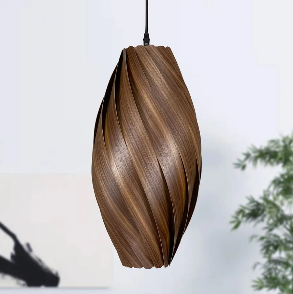 Gofurnit Ardere hanglamp, noten, hoogte 50 cm