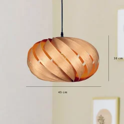 Gofurnit Serentia hanglamp, kersen, Ø 45 cm