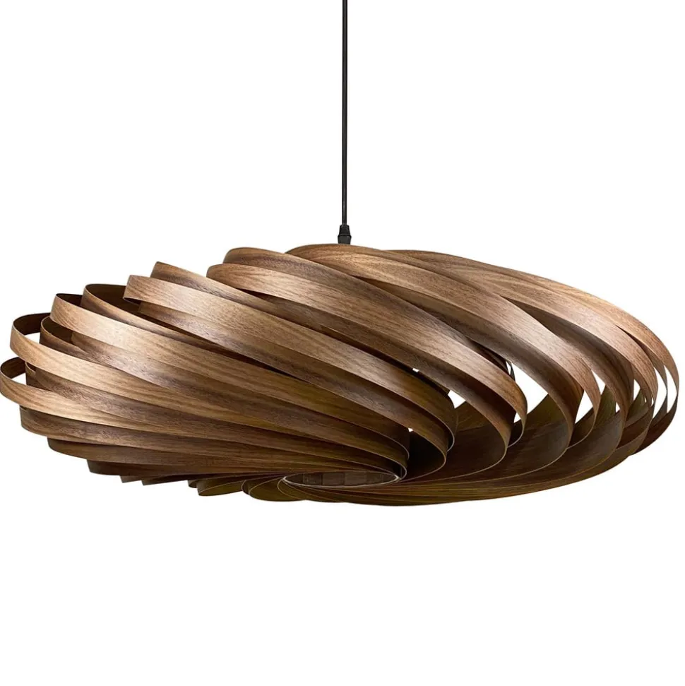 Gofurnit Veneria hanglamp, noten, Ø 70 cm