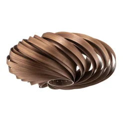 Gofurnit Veneria plafondlamp, noten, Ø 50 cm