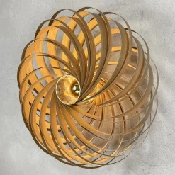 Gofurnit Veneria wandlamp, eiken, Ø 70 cm