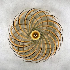 Gofurnit Veneria wandlamp, eiken, Ø 70 cm