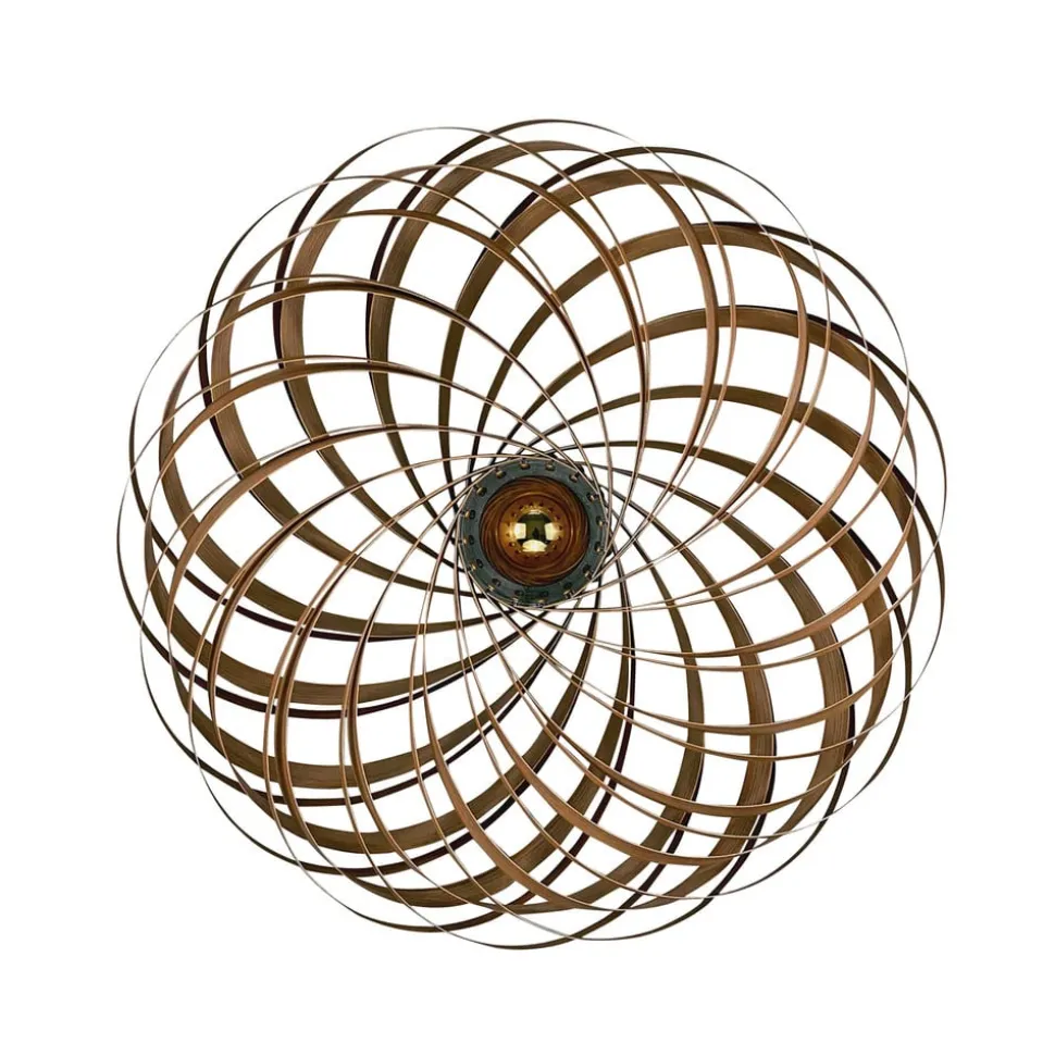 Gofurnit Veneria wandlamp, eiken, Ø 70 cm