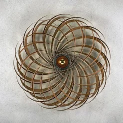 Gofurnit Veneria wandlamp, eiken, Ø 70 cm