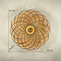 Gofurnit Veneria wandlamp, olijf, Ø 60 cm