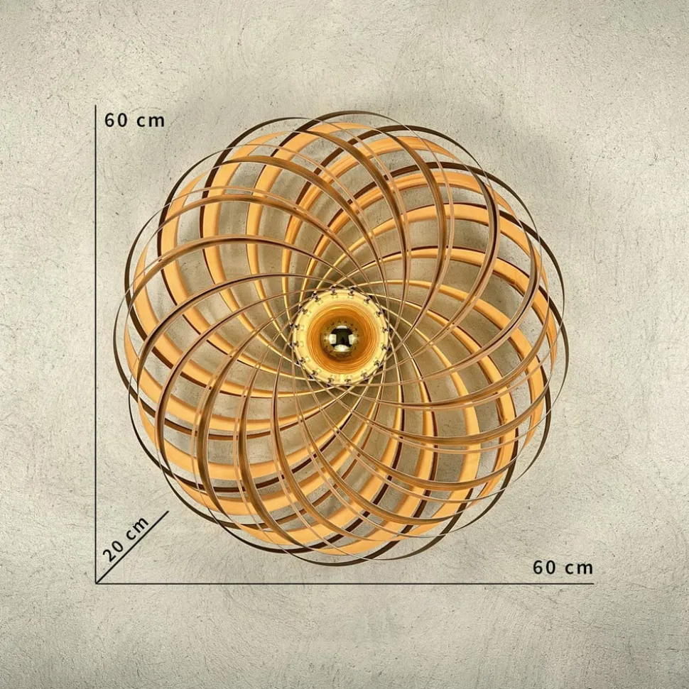 Gofurnit Veneria wandlamp, olijf, Ø 60 cm