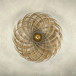 Gofurnit Veneria wandlamp, olijf, Ø 60 cm