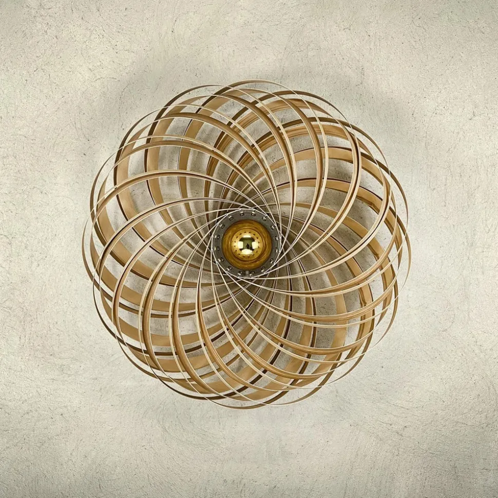 Gofurnit Veneria wandlamp, olijf, Ø 60 cm