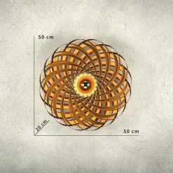 Gofurnit Veneria wandlamp, kersen, Ø 50 cm