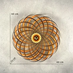 Gofurnit Veneria wandlamp, kersen, Ø 60 cm