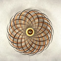 Gofurnit Veneria wandlamp, noten, Ø 70 cm