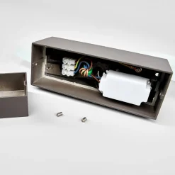 Golfvormige LED-buitenwandlamp Jirka