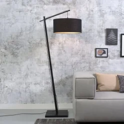 Good & Mojo Andes vloerlamp, zwart/zwart