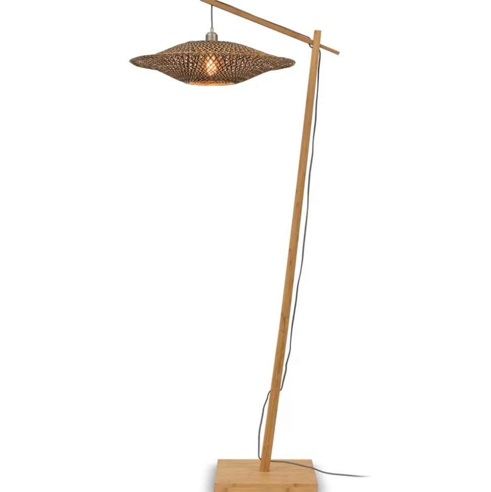 GOOD & MOJO Bali vloerlamp frame natuur Ø60cm