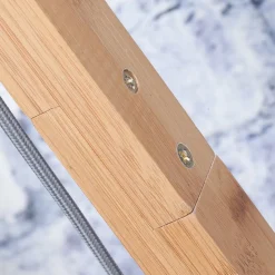 GOOD & MOJO Bali vloerlamp frame natuur Ø60cm