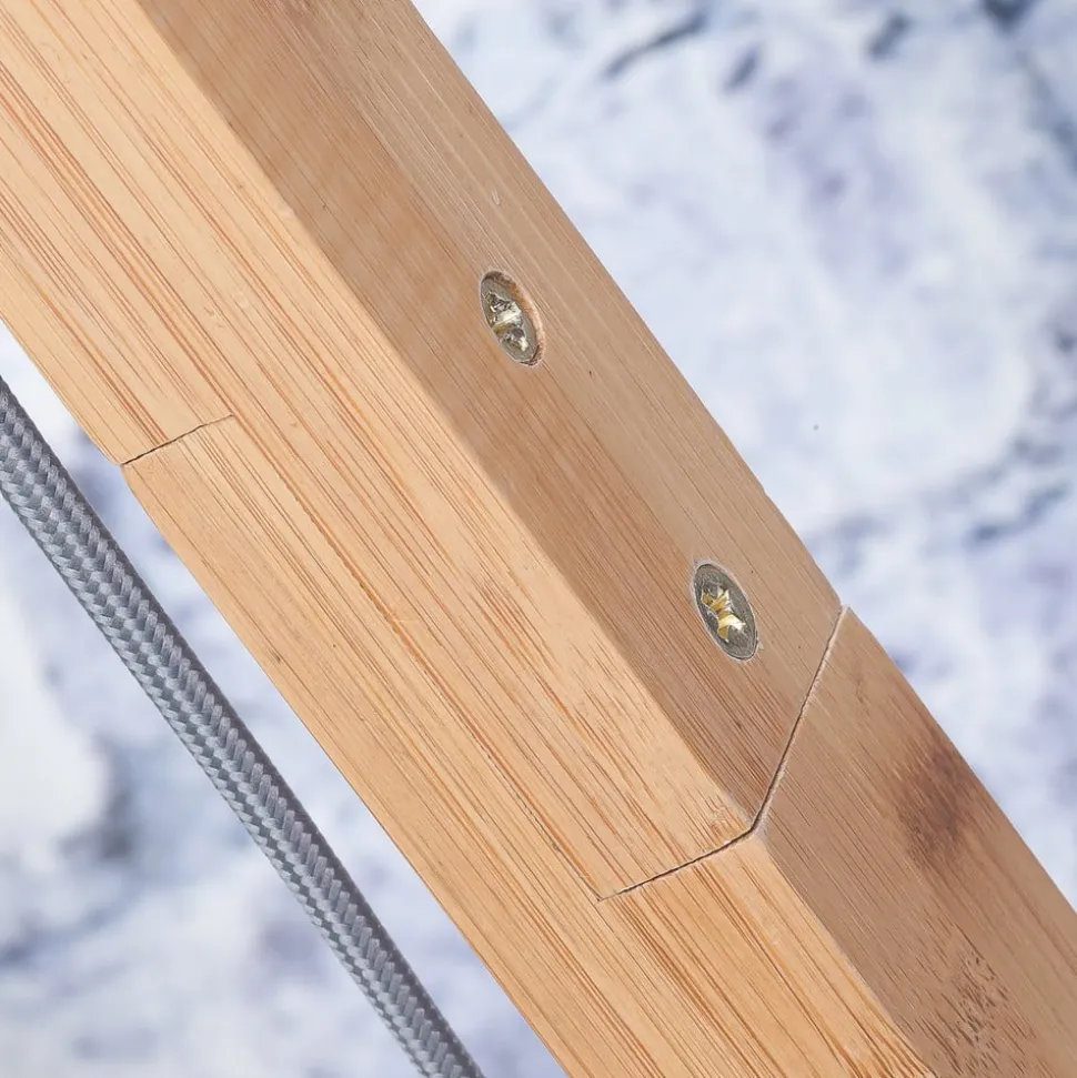 GOOD & MOJO Bali vloerlamp frame natuur Ø60cm