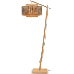 GOOD & MOJO Bhutan vloerlamp natuur 176cm Ø50cm