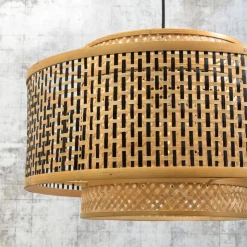 GOOD & MOJO Bhutan vloerlamp natuur 176cm Ø50cm