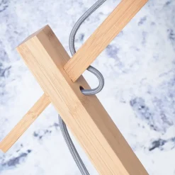 GOOD & MOJO Bhutan vloerlamp natuur 176cm Ø50cm