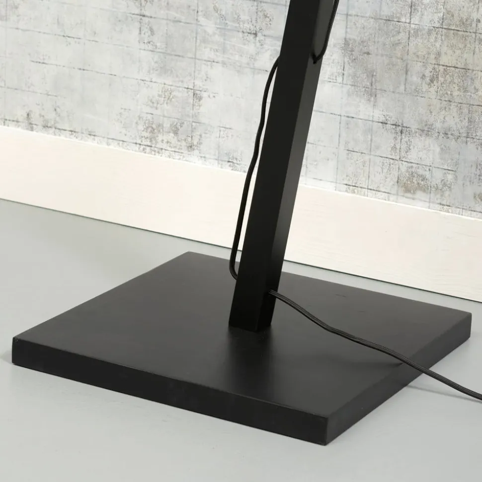 GOOD & MOJO Bhutan vloerlamp zwart 176cm Ø50cm