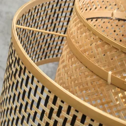 GOOD & MOJO Bhutan vloerlamp zwart 176cm Ø50cm