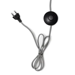 GOOD & MOJO Bhutan vloerlamp zwart 176cm Ø50cm