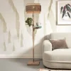GOOD & MOJO Bhutan vloerlamp met legbord, naturel