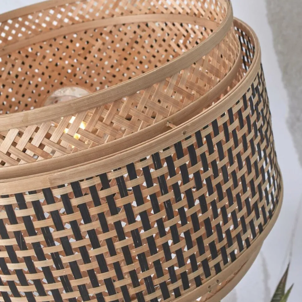 GOOD & MOJO Bhutan vloerlamp met legbord, naturel