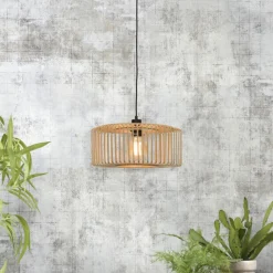 Good & Mojo Bromo hanglamp van bamboe Ø 40cm