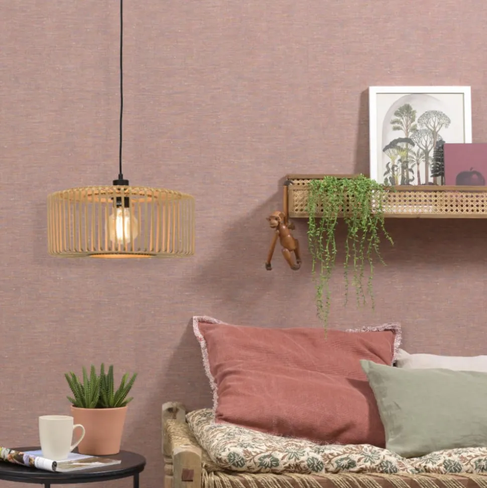 Good & Mojo Bromo hanglamp van bamboe Ø 40cm
