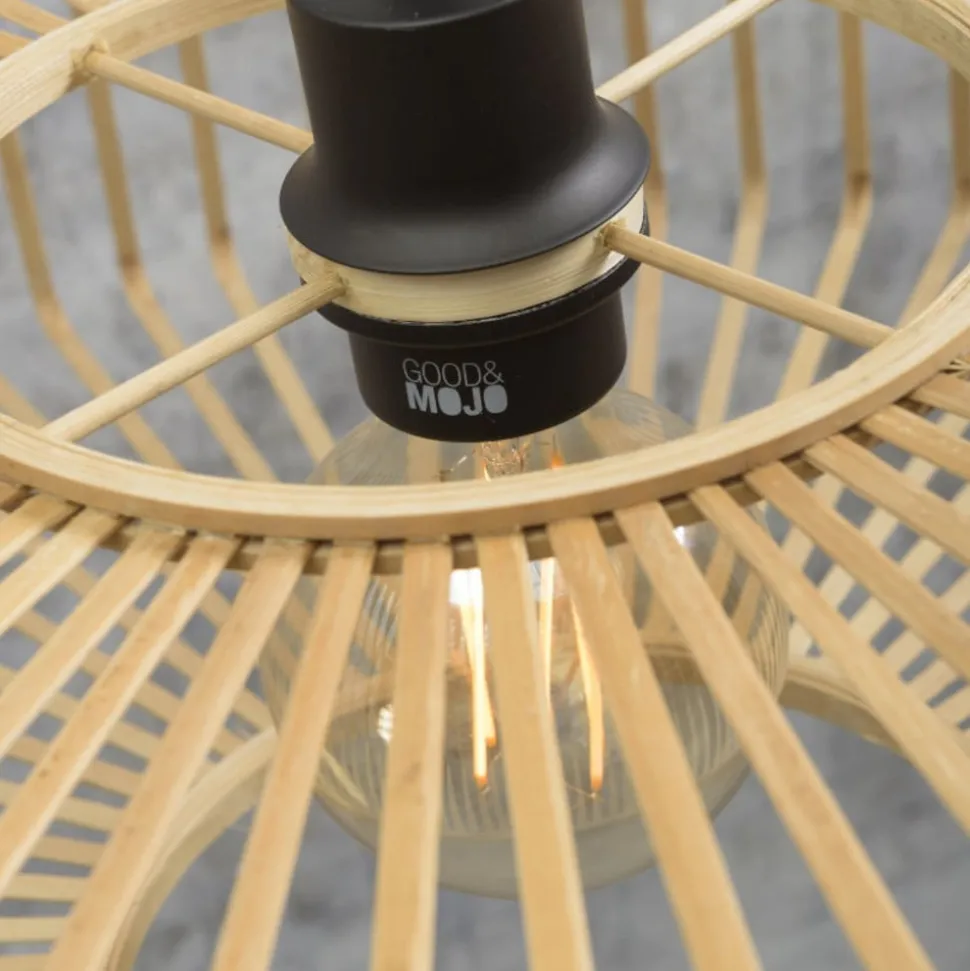 Good & Mojo Bromo hanglamp van bamboe Ø 40cm