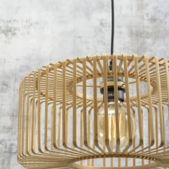 Good & Mojo Bromo hanglamp van bamboe Ø 40cm