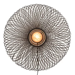 GOOD & MOJO Cango wandlamp, Ellipse, zwart