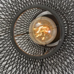 GOOD & MOJO Cango wandlamp, Ellipse, zwart