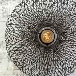 GOOD & MOJO Cango wandlamp, Ellipse, zwart