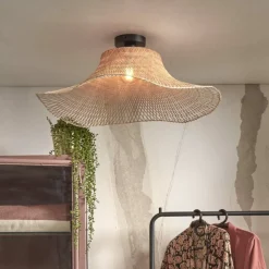 Good & Mojo Ibiza plafondlamp Ø 65cm Natur