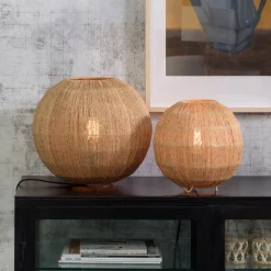 Good & Mojo Iguazu tafellamp, bol, Ø 25 cm