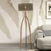 GOOD & MOJO Java vloerlamp driebeen naturel/zwart