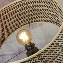 GOOD & MOJO Java vloerlamp driebeen naturel/zwart