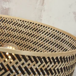 GOOD & MOJO Java vloerlamp driebeen naturel/zwart