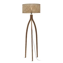 GOOD & MOJO Java vloerlamp driebeen naturel